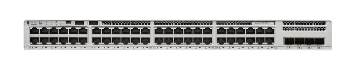 Cisco C9200L-48PXG-4X-E commutateur réseau Géré L2/L3 Gigabit Ethernet (10/100/1000) Connexion Ethernet, supportant l'alimentation via ce port (PoE) Gris (2)