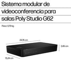 HP Poly 99T18AA - Sin cable de alimentación, sistema de videoconferencia