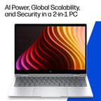 HP EB8FLG2I13AI U7 356H 13 32GB/512 Copilot+ PC Intel Core Ultra 7 Laptop 33.8 cm (13.3") Touchscreen WUXGA LPDDR5x-SDRAM 512 GB SSD Wi-Fi 7 (802.11be) Windows 11 Pro Silver (9)