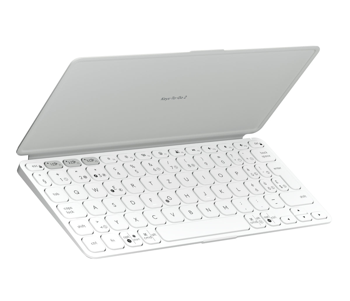 Logitech Keys-To-Go 2 QWERTZ Suizo Bluetooth Blanco (3)