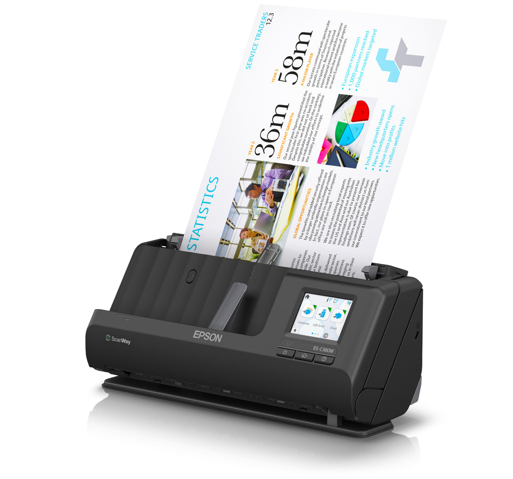 Epson ES-C380W Escáner alimentado con hojas 600 x 600 DPI A4 Negro (6)