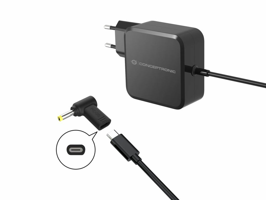 Conceptronic ABBY15PC06 accesorio para portatil Clavija de adaptador de corriente para ordenador portátil (2)