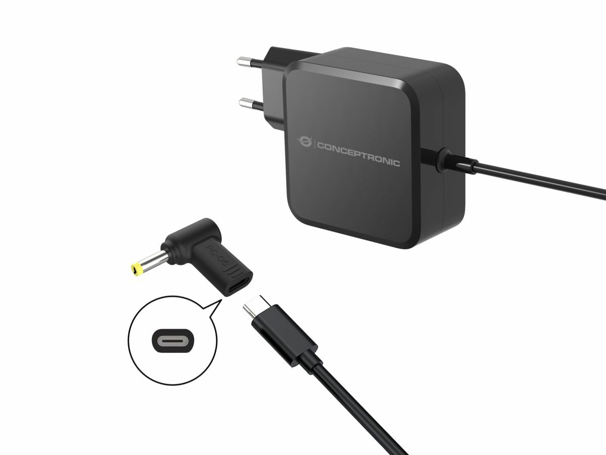 Conceptronic ABBY15PC06 accesorio para portatil Clavija de adaptador de corriente para ordenador portátil (2)