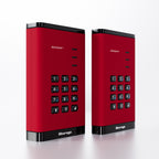 iStorage diskAshur3 HDD disco duro externo 1 TB 2.5" USB Tipo C 3.2 Gen 1 (3.1 Gen 1) Rojo (6)