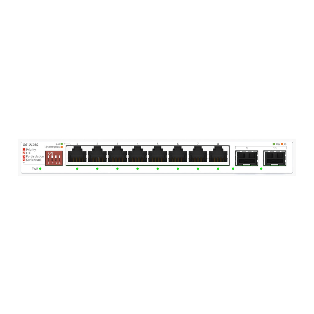 ASUS QG-U1080 No administrado 2.5G Ethernet (100/1000/2500) Blanco (2)