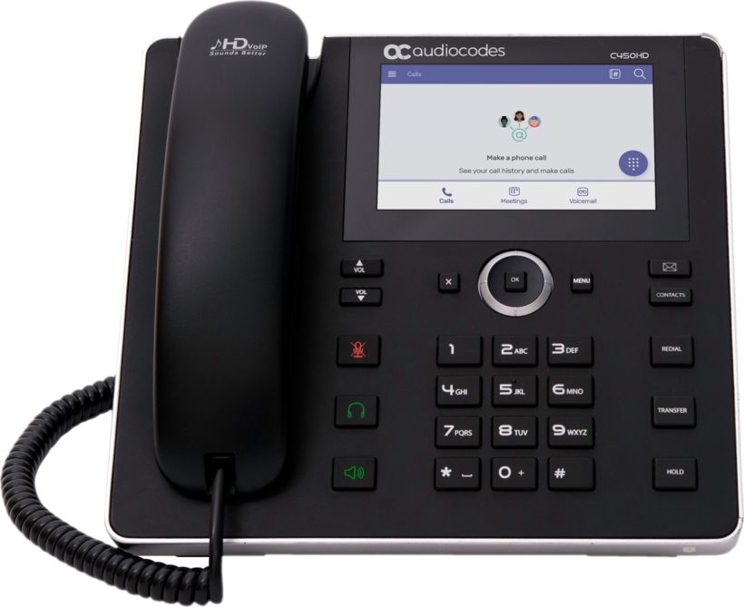 Teléfono IP AudioCodes C450HD PoE