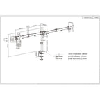 Manhattan 461658 soporte para monitor 68,6 cm (27") Escritorio (7)