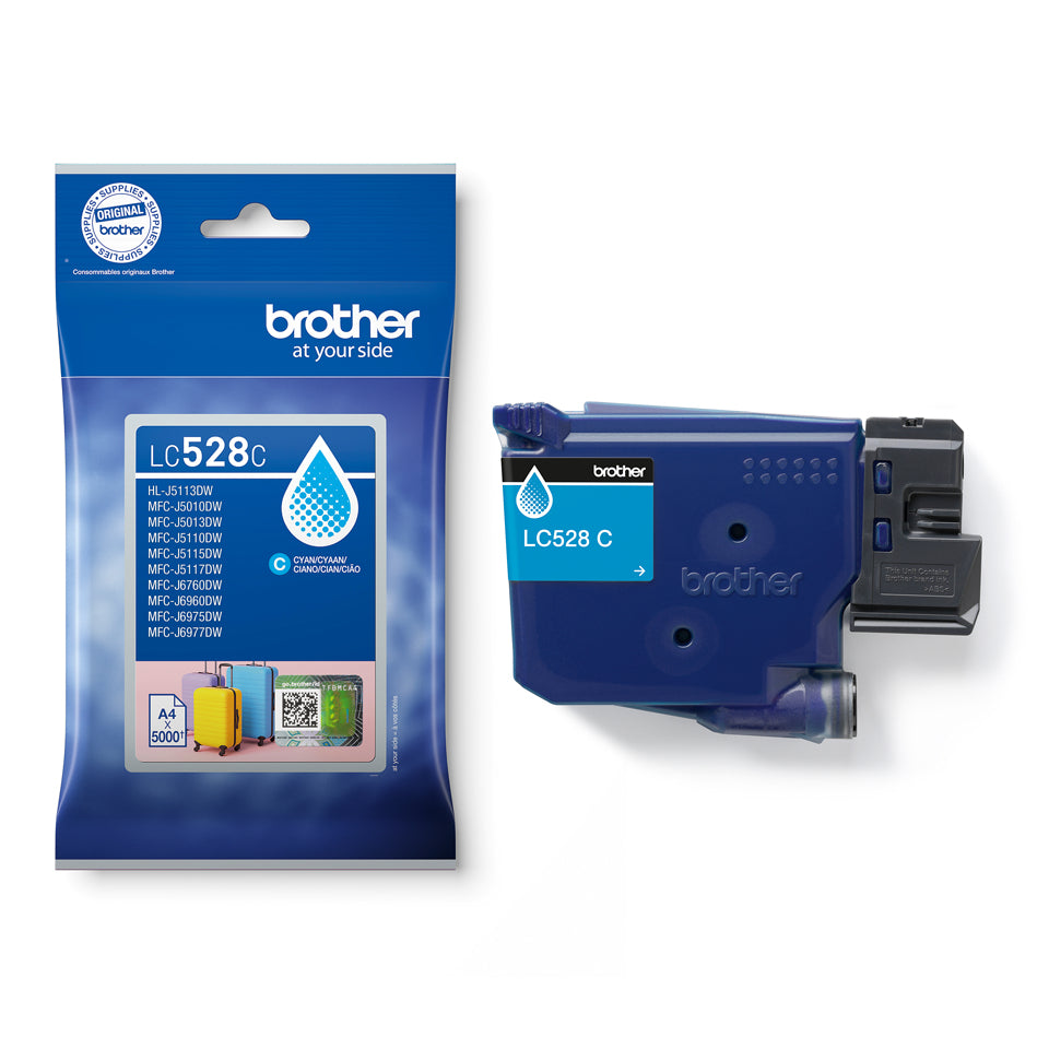 Brother LC528C cartucho de tinta 1 pieza(s) Original Cian (3)