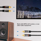 LogiLink CA1206 cable de audio 3 m 2 x RCA Negro (4)