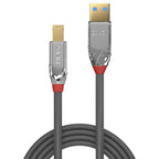 Lindy 36664 cable USB USB 3.2 Gen 1 (3.1 Gen 1) 5 m USB A USB B 5 Gbit/s Gris (3)