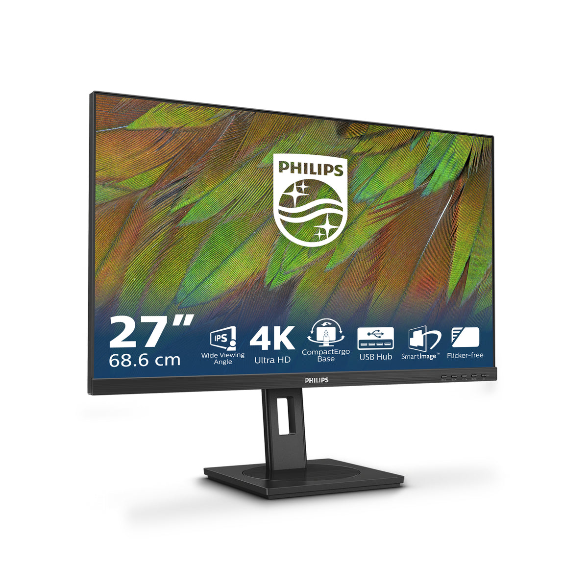 Philips 3000 series 27B1N3800/00 pantalla para PC 68,6 cm (27") 3840 x 2160 Pixeles 4K Ultra HD LCD Negro (3)