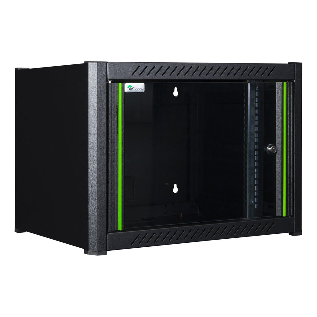 Lanview RWM06U56BL armario rack 6U Bastidor de pared Negro (2)