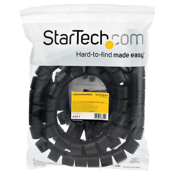 StarTech.com CMSCOILED4 organizador de cables Pasacables Negro 1 pieza(s) (7)