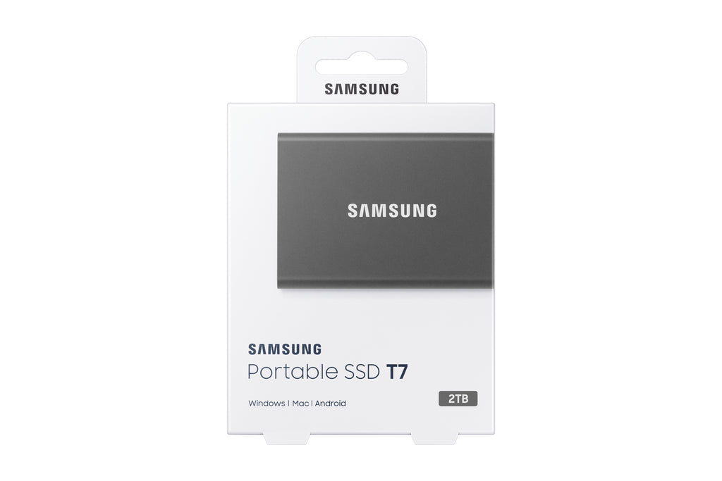 Samsung Portable SSD T7 2 TB USB Tipo C 3.2 Gen 2 (3.1 Gen 2) Gris (9)