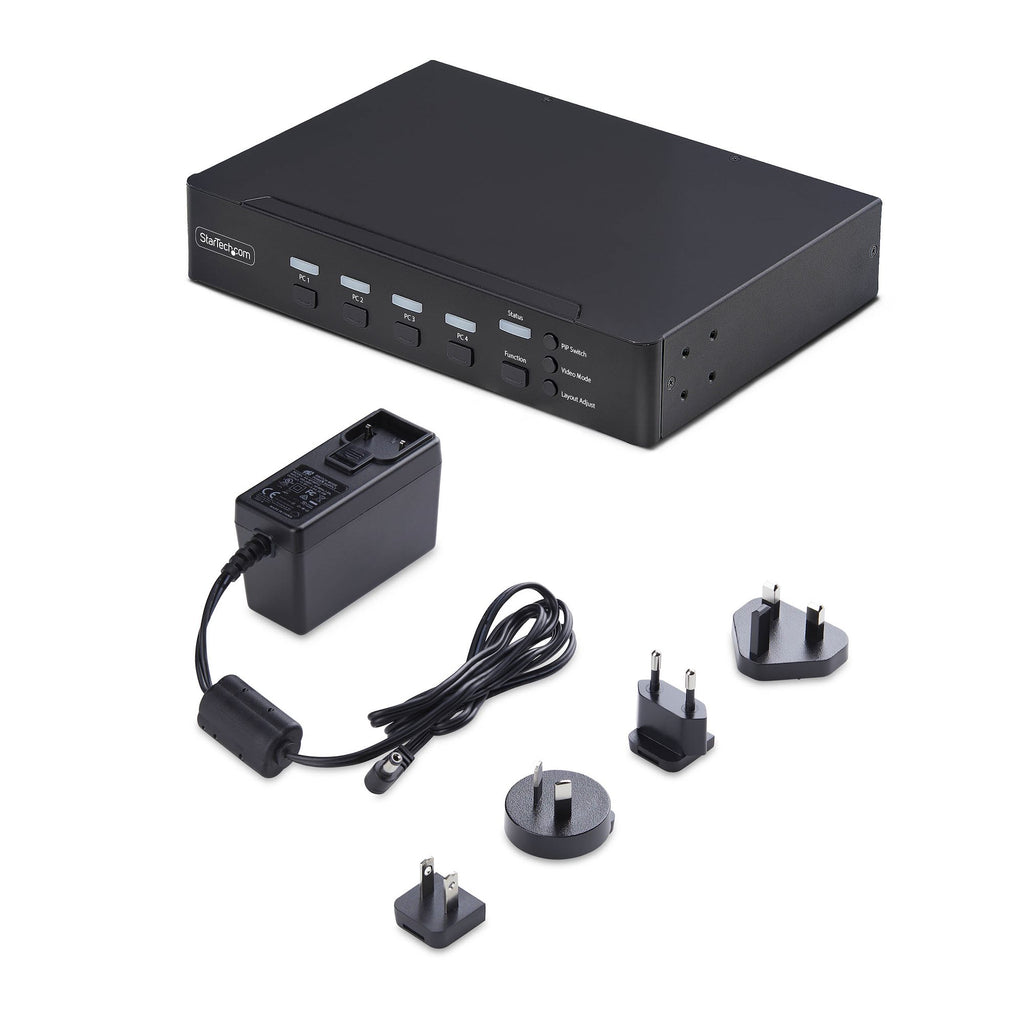 StarTech.com P4AD122M-KVM-SWITCH interruptor KVM Negro (7)
