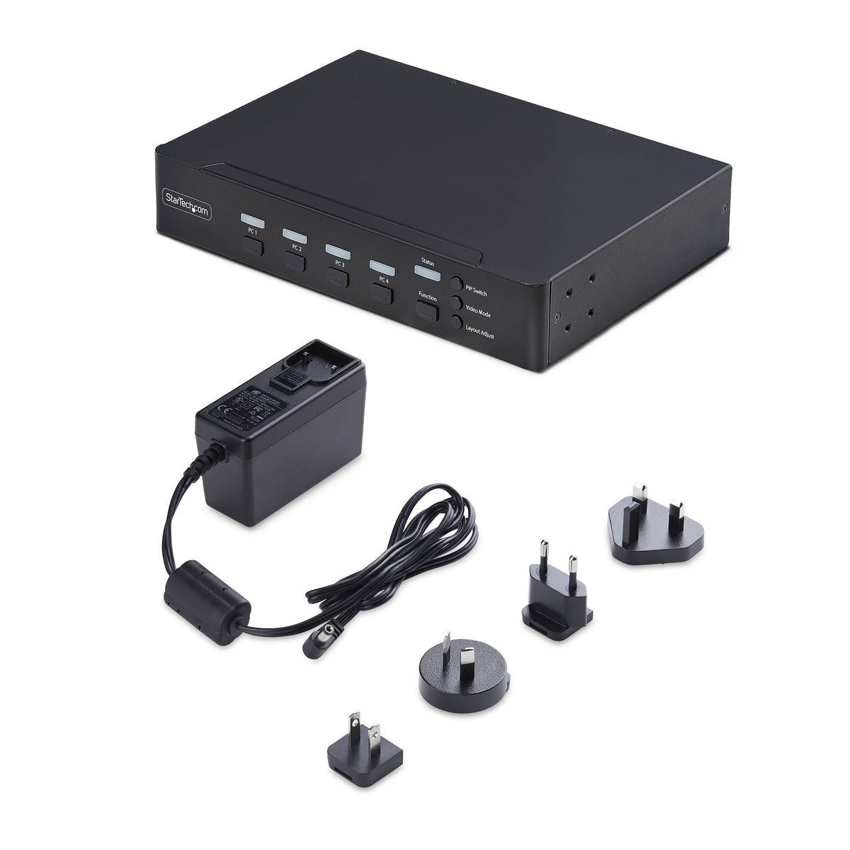 StarTech.com P4AD122M-KVM-SWITCH interruptor KVM Negro (7)