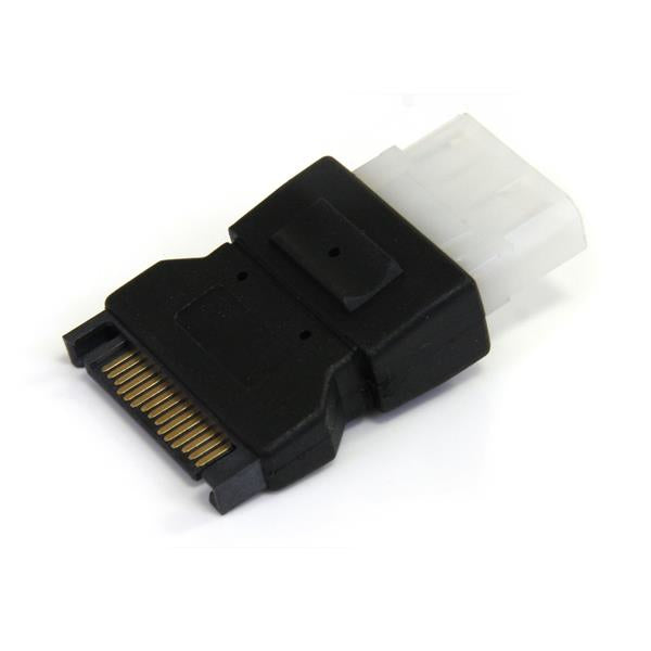 StarTech.com LP4SATAFM cambiador de género para cable SATA (15-pin) LP4 (4-pin) Negro (2)