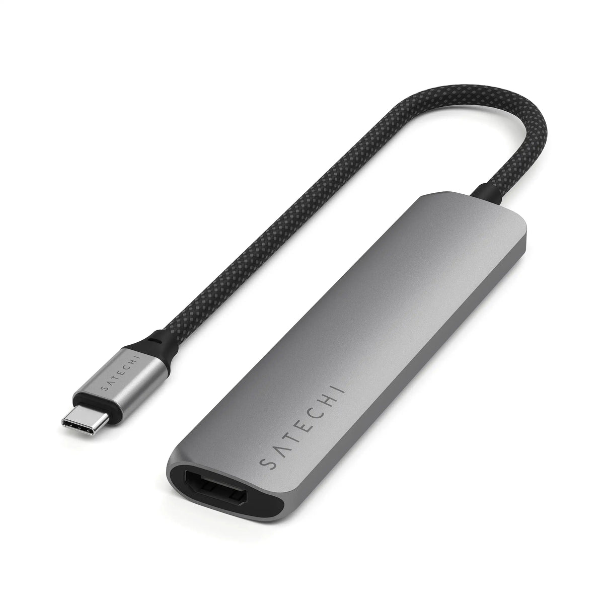 Satechi ST-P6SM hub de interfaz USB Type-C 10000 Mbit/s Gris