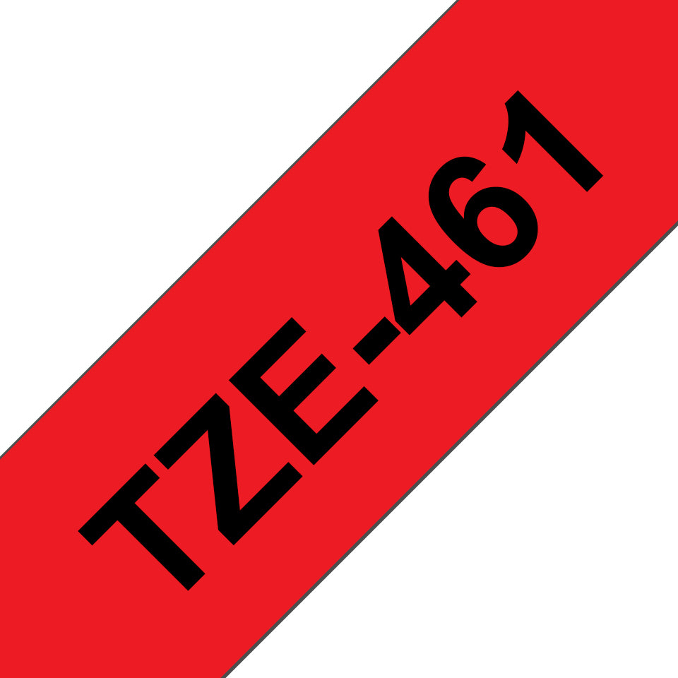 Brother TZE-461 cinta para impresora de etiquetas Negro sobre rojo (2)