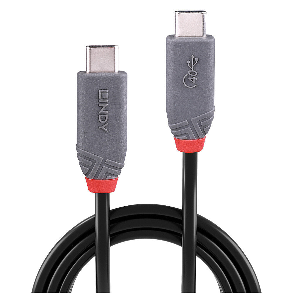 Lindy 36947 cable USB USB4 Gen 3x2 0,8 m USB C Negro (2)