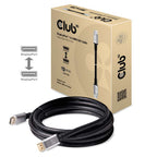 CLUB3D CAC-1069 cable DisplayPort Negro, Plata (3)