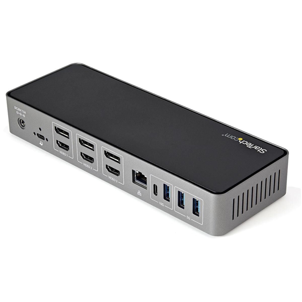 StarTech.com DK31C3HDPDUE base para portátil y replicador de puertos Alámbrico USB 3.2 Gen 2 (3.1 Gen 2) Type-C Negro, Gris (3)