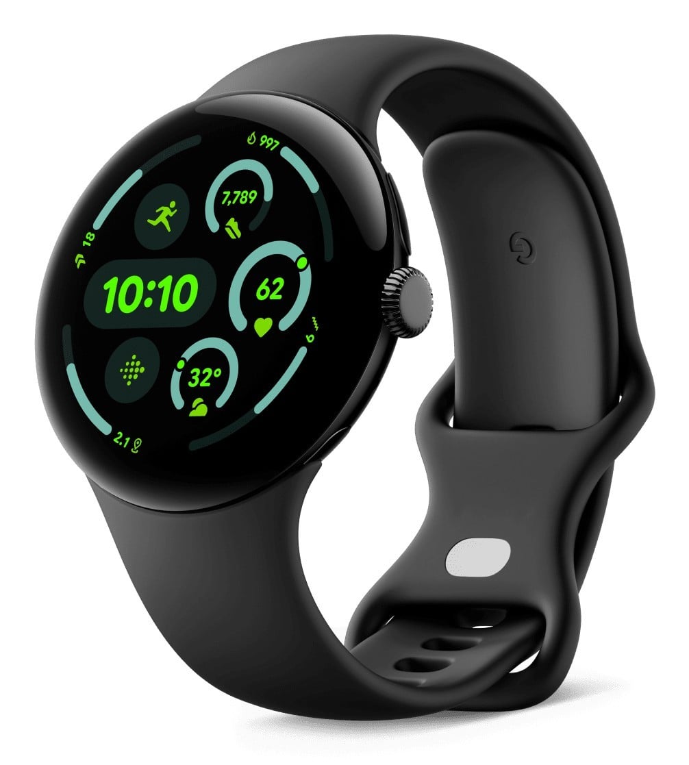 Google Pixel Watch 3 45 mm BT Noir Obsidienne (2)