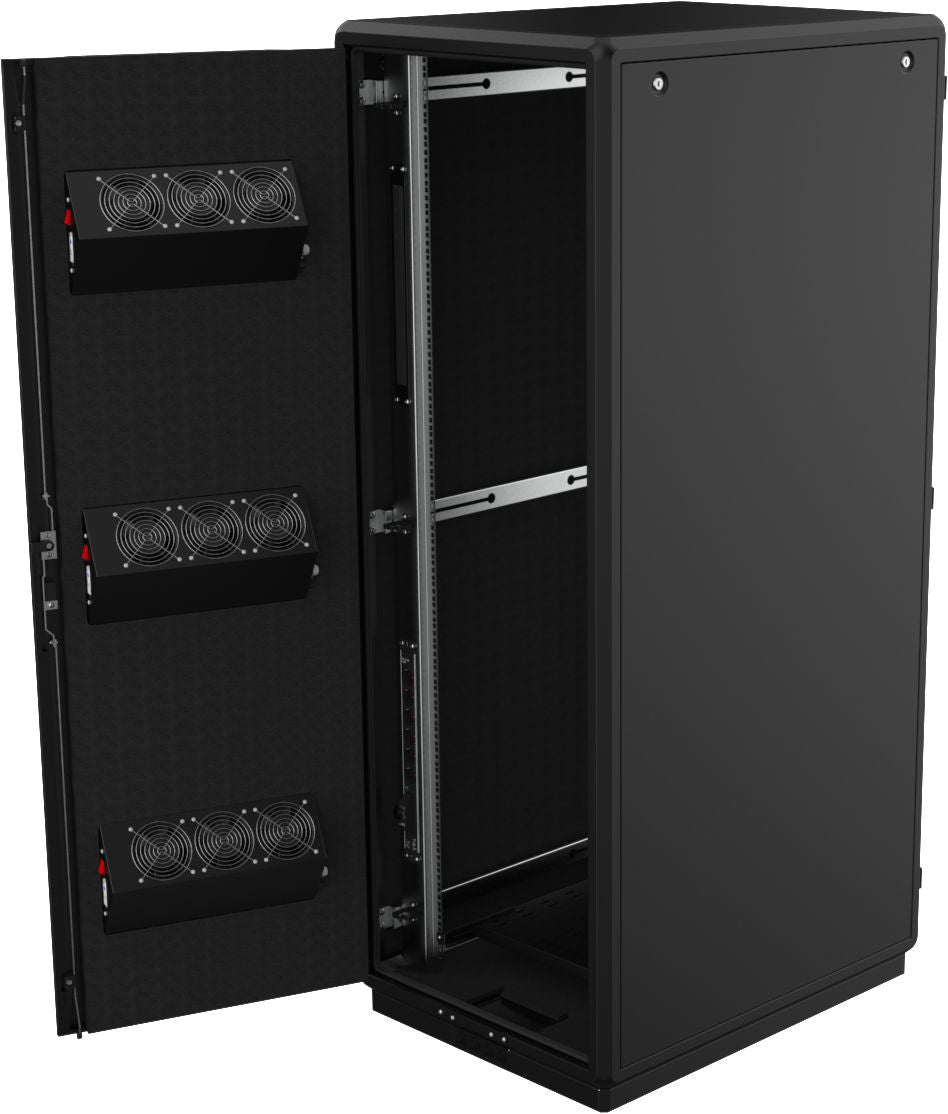 Lanview RDLAK26U751BL armario rack 26U Rack o bastidor independiente Negro