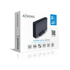 AISENS ASE-3530B caja para disco duro externo Caja de disco duro (HDD) Negro 3.5" (4)