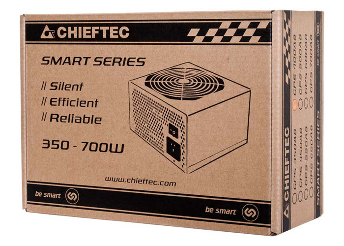Chieftec Smart GPS-500A8 unidad de fuente de alimentación 500 W 20+4 pin ATX ATX Negro (6)