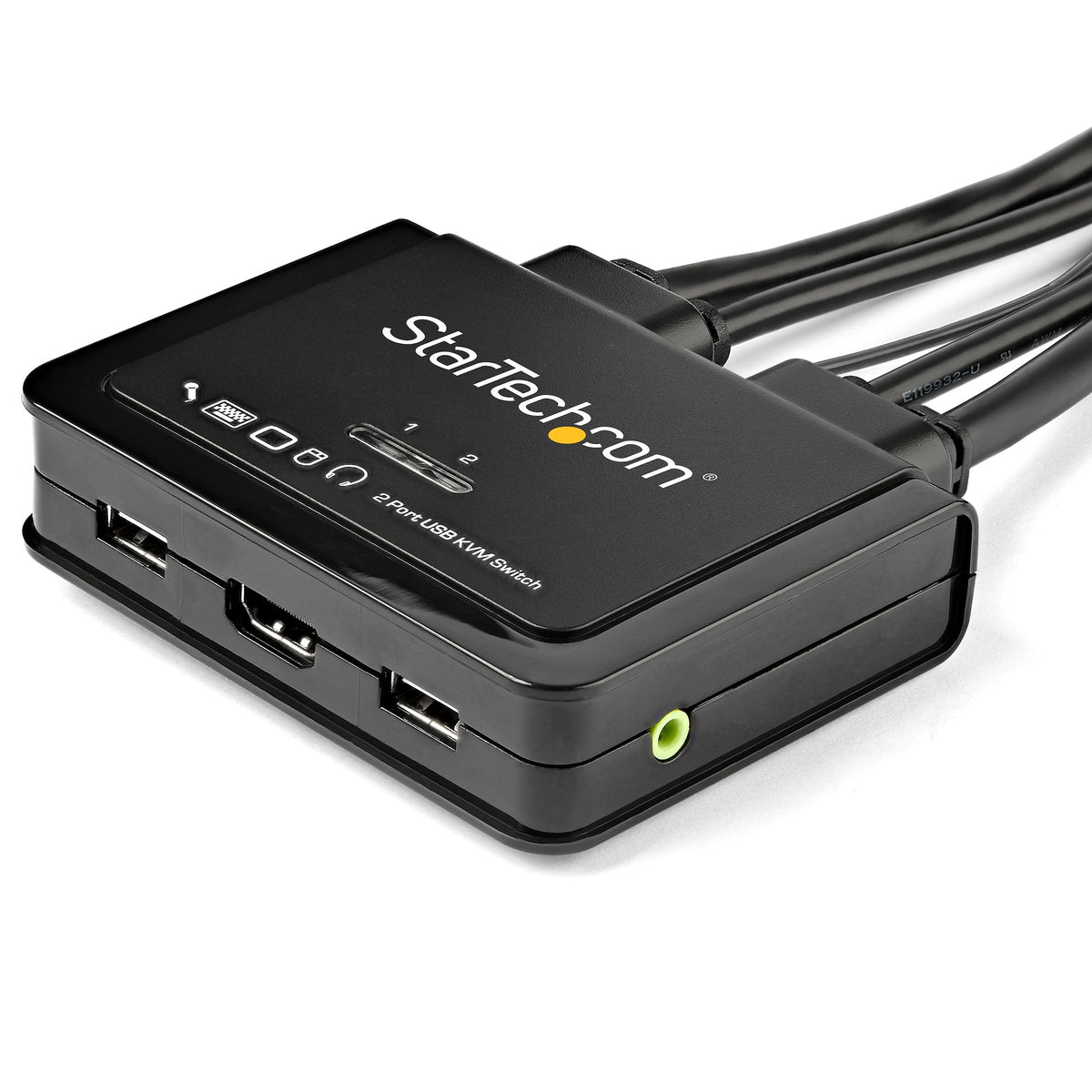 StarTech.com SV211HDUA4K interruptor KVM Negro (2)