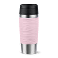 EMSA Travel Mug Waves 36 ml Rosa, Acero inoxidable