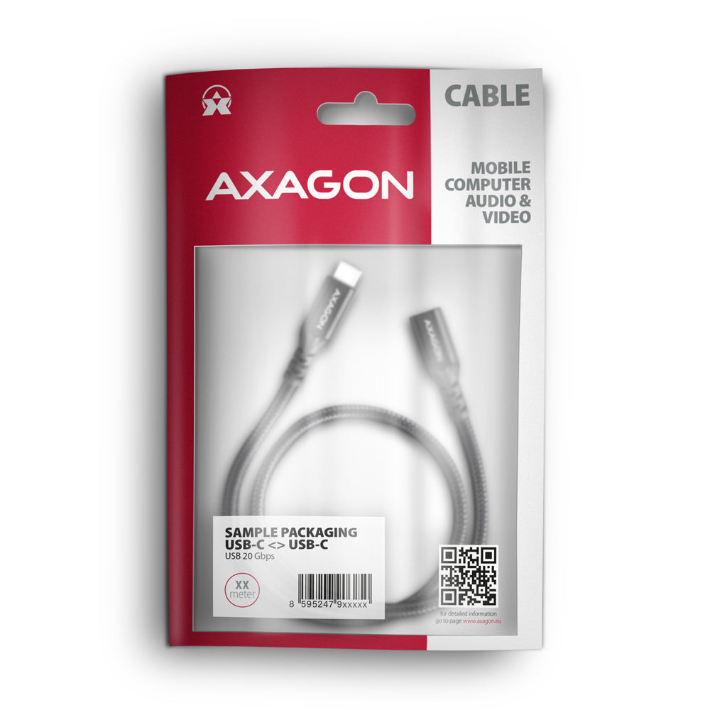 Axagon BUCM32-CF15AB cable USB USB 3.2 Gen 2x2 1,5 m USB C 20 Gbit/s 240 W Negro (7)