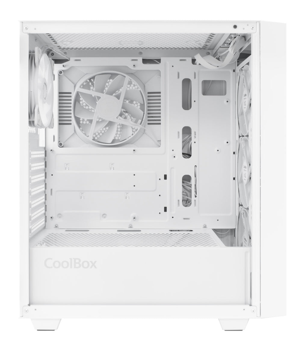 CoolBox COO-CHA-GA300W-0 carcasa de ordenador Torre Blanco (3)