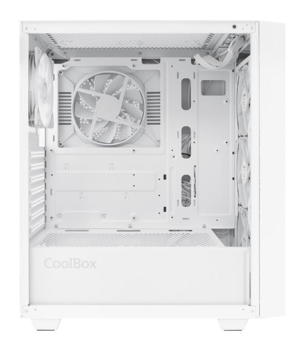 CoolBox COO-CHA-GA300W-0 carcasa de ordenador Torre Blanco (3)
