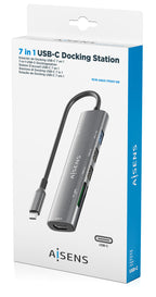 AISENS ASUC-7P027-GR base para portátil y replicador de puertos Alámbrico USB 3.2 Gen 1 (3.1 Gen 1) Type-C (8)