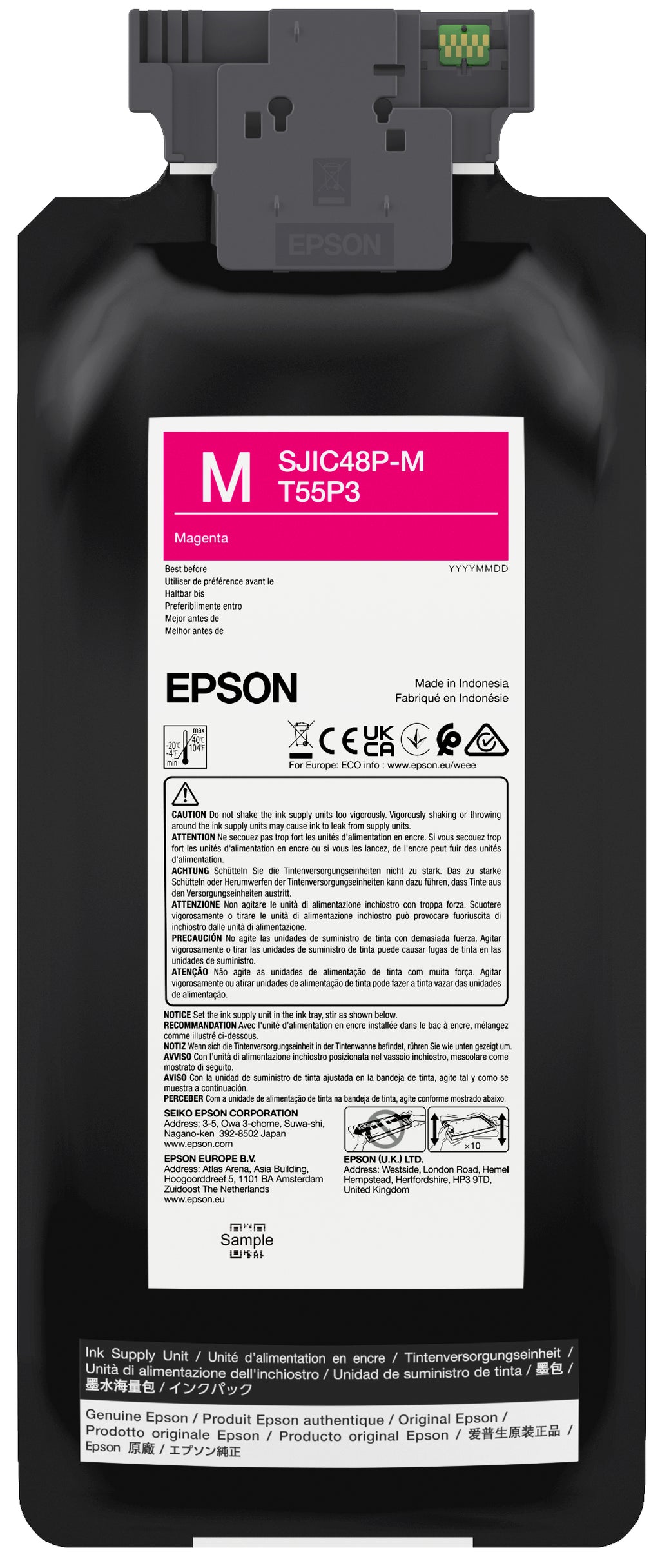Epson SJIC48P-M cartucho de tinta 1 pieza(s) Original Rendimiento estándar Magenta (2)