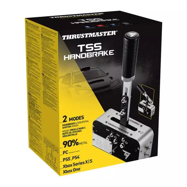 Thrustmaster TSS Handbrake Negro, Plata USB Freno de mano Analógico/Digital PC, PlayStation 4, PlayStation 5, Xbox One, Xbox One S, Xbox One X, Xbox Series S, Xbox Series X (4)