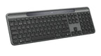 Logitech Signature Slim Solar + K980 teclado Universal RF Wireless + Bluetooth QWERTY Danés, Finlandés, Noruego, Sueco Grafito (3)