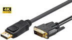 Microconnect DP-DVI-MM-500 adaptador de cable de vídeo 5 m DisplayPort DVI-D Negro (2)