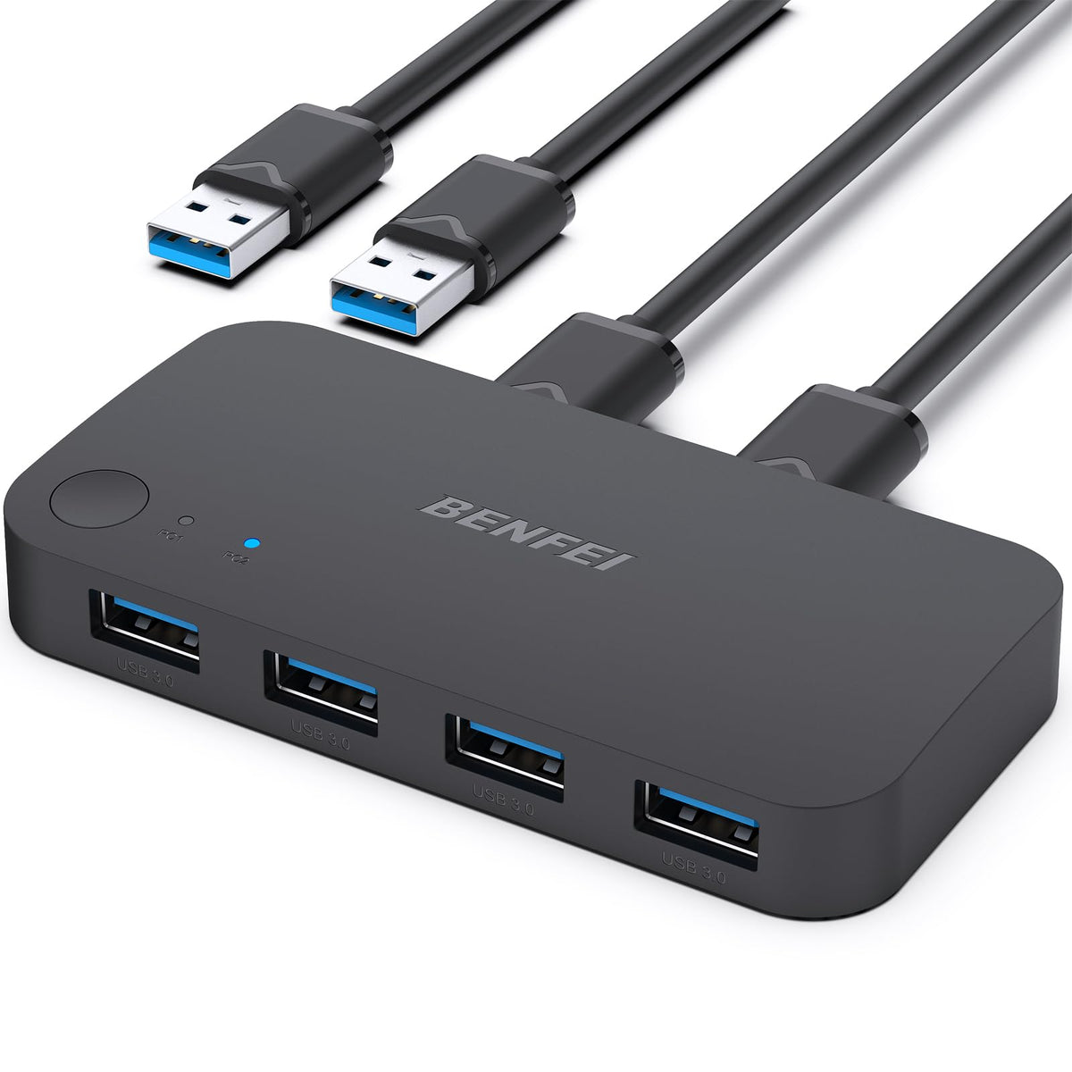 BENFEI conmutador USB 3.0 000354BLACK