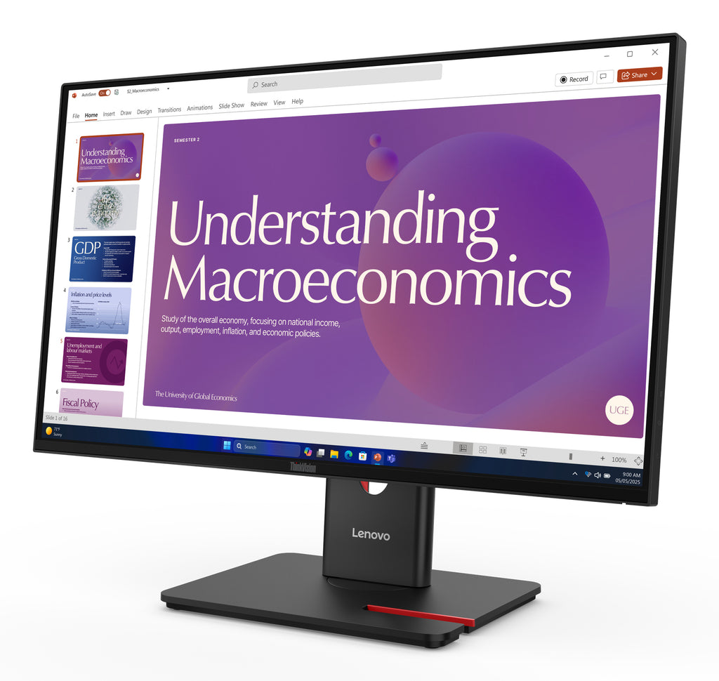 Lenovo ThinkVision T24D-40 pantalla para PC 60,5 cm (23.8") 1920 x 1080 Pixeles Full HD LED Negro (2)