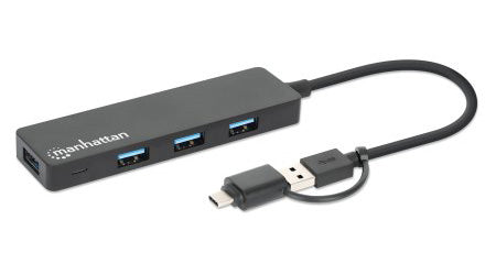 Manhattan 180863 base para portátil y replicador de puertos USB 3.2 Gen 1
