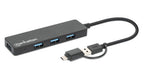 Manhattan 180863 base para portátil y replicador de puertos USB 3.2 Gen 1