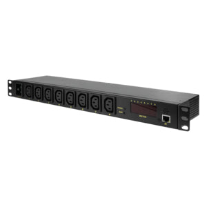 LogiLink PDU8P01 unidad de distribución de energía (PDU) 8 salidas AC 1U Negro (2)