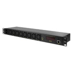 LogiLink PDU8P01 unidad de distribución de energía (PDU) 8 salidas AC 1U Negro (2)
