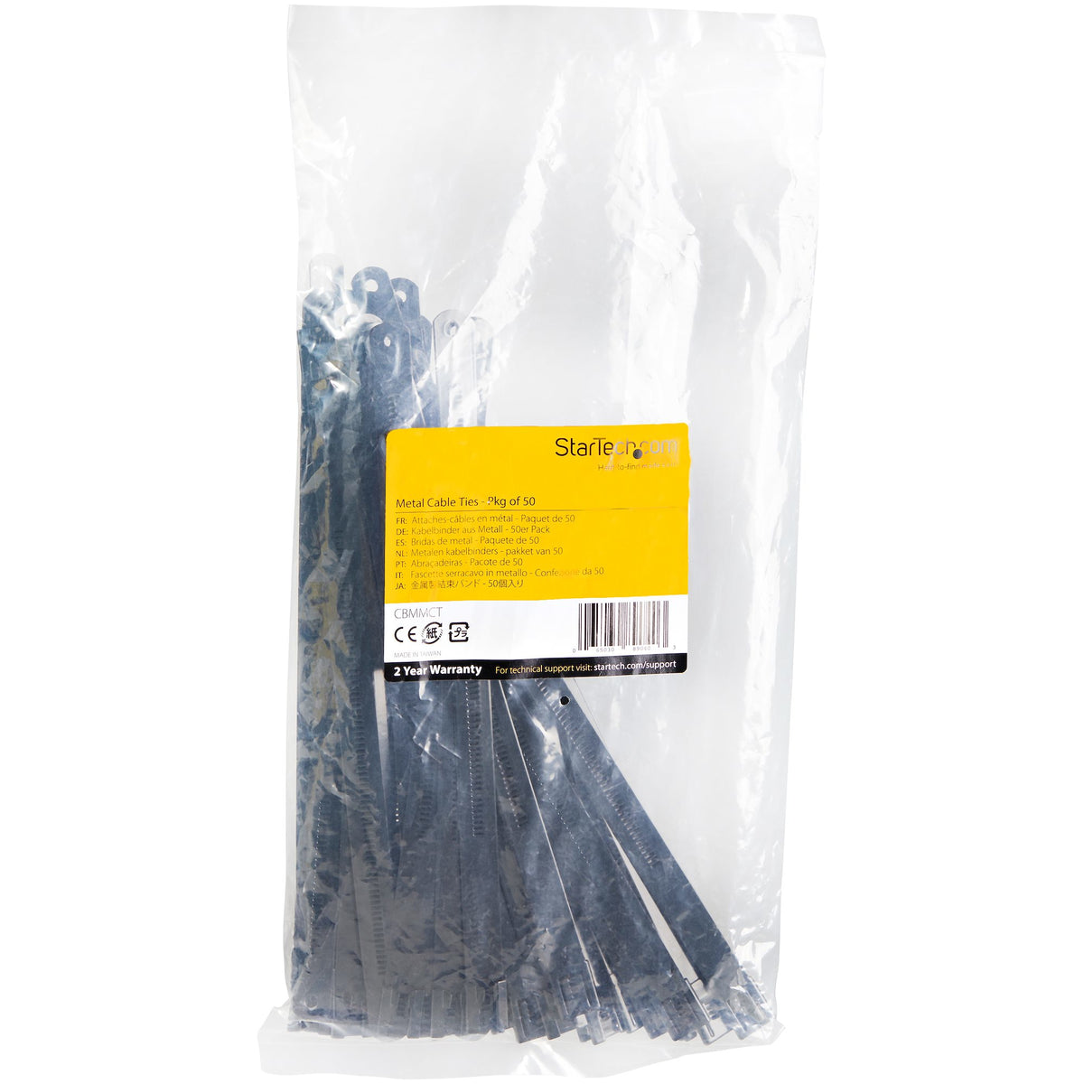 StarTech.com CBMMCT presilla Brida tipo escalera Negro 50 pieza(s) (5)