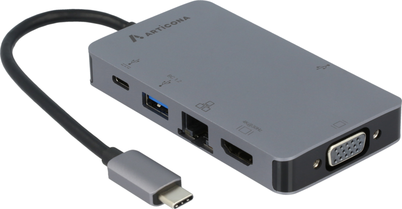 Hub viaje ARTICONA USB-C HDMI + VGA (6)