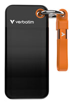Verbatim Pocket SSD 1 TB USB Tipo C 3.2 Gen 2 (3.1 Gen 2) Negro, Naranja