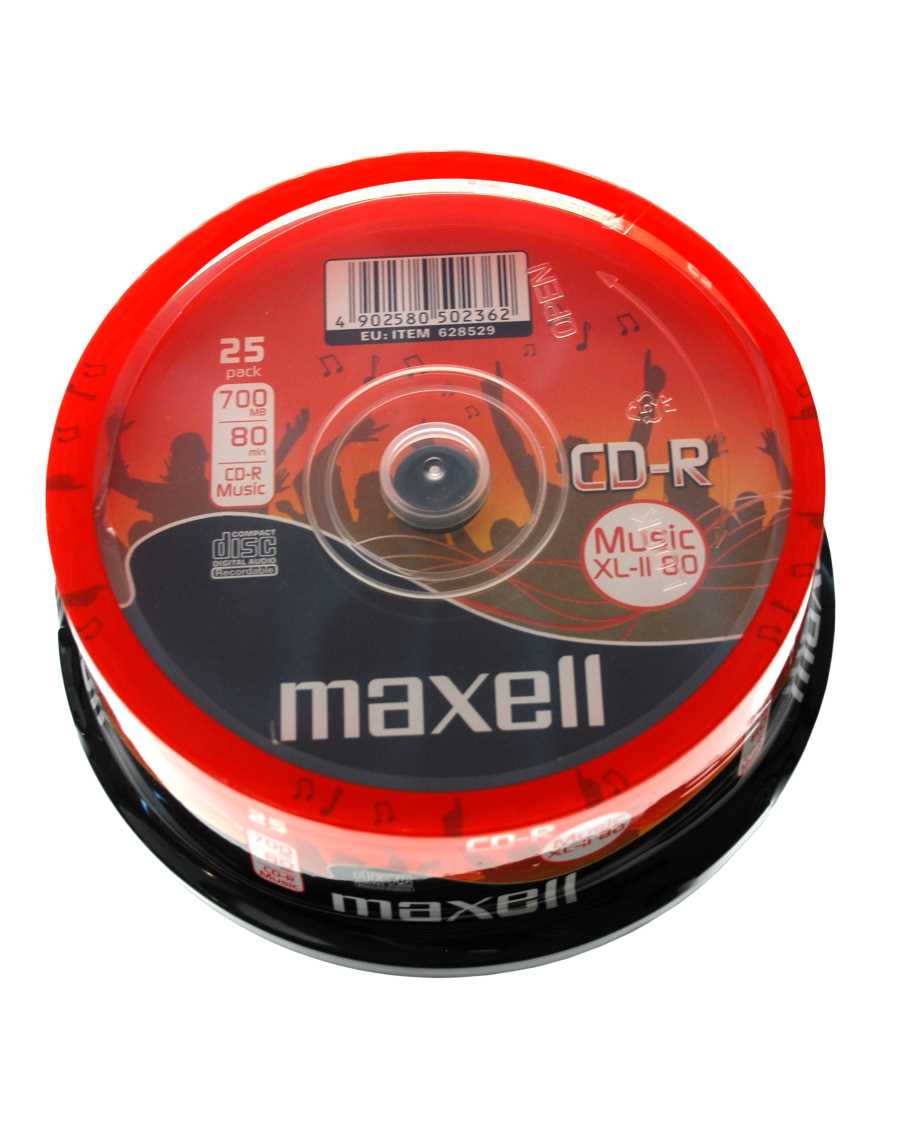 Maxell Cd-R 700Mb 52X 25 piezas MX628529